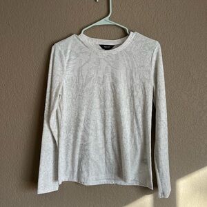 Simply Vera Vera Wang Textured White Top